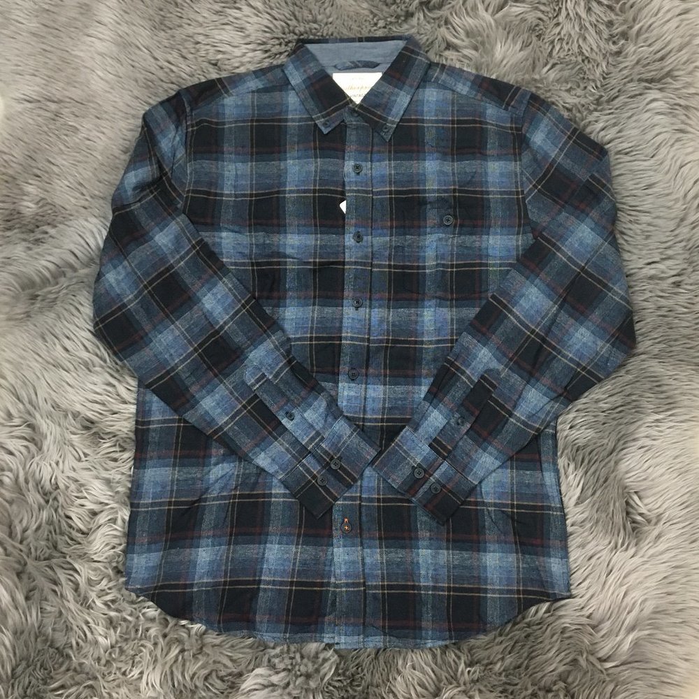 Weatherproof | Men's Button down Shirt | Blue & Red Plaid | Various Size